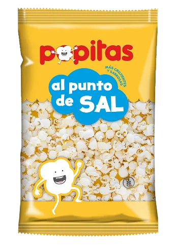 Popitas Saltadas al punto de Sal